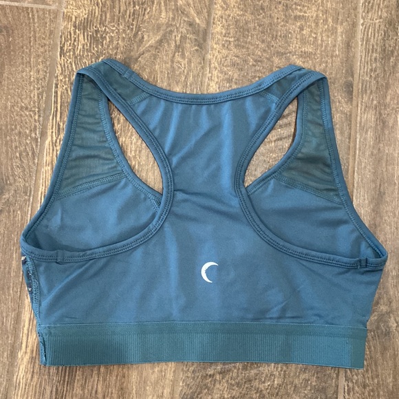 ZYIA Teal Leopard Bomber Bra - Picture 2 of 4